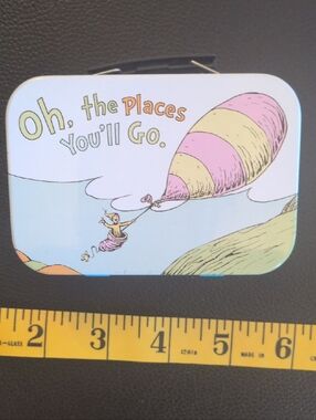 2/$10, 3/$13 Oh, the Places You'll Go Tin Trinket Gift Card Box